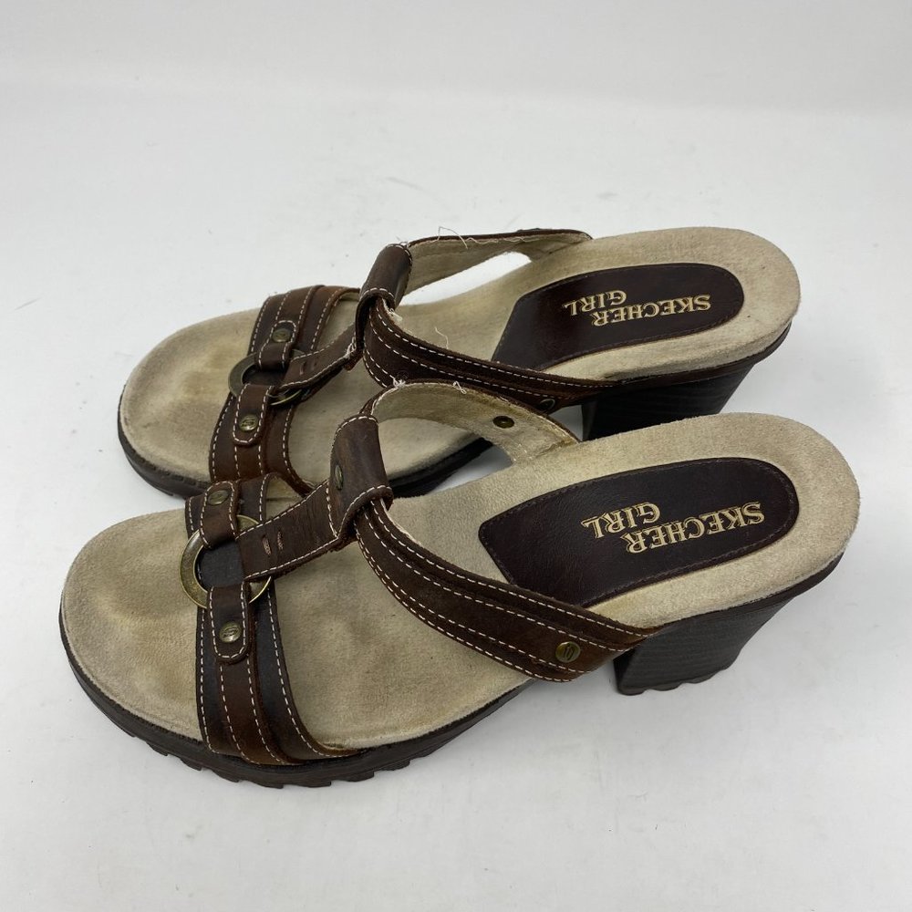 Sketchers Women’s Wedge Sandals Size 8 - Picture 3 of 14